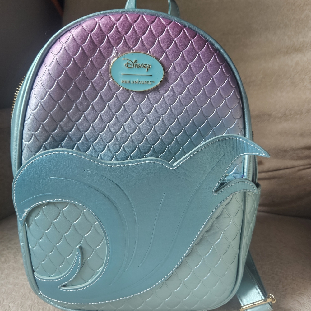 Disney Ariel Backpack - Purple and Teal